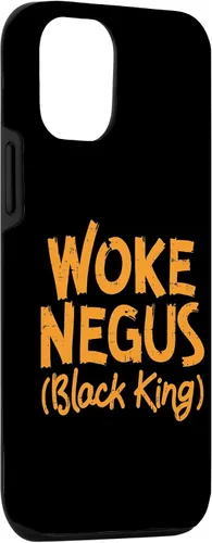 Vista 3 de Funda de regalo para iPhone 14 Woke Negus Black King Black Pride Afroamericanos