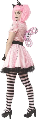 Vista 2 de Rubies Disfraz rosa Skelly para mujer de la colección Opus Ragdolls Multi Color talla única