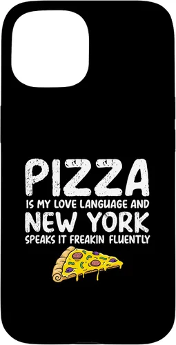Vista 6 de iPhone 16 Pizza is my love language and New York speaks it freakin Case