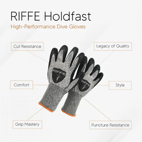 Vista 2 de Riffe Guantes resistentes a cortes Holdfast