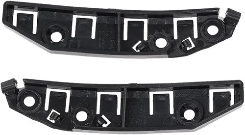 Vista 4 de CHEDA Soporte de parachoques delantero negro Guardabarros lado izquierdo y derecho compatible con Tesla Model 3 2017-2020 1084181-00-E, 1084182-00-E