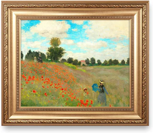 Vista 100 de A&T ARTWORK Antibes Seen from The Salis Gardens de Claude Monet Las Obras de Arte Clásico Mundial Reproducciones, Impresiones de Arte en Lienzo