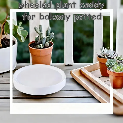 Vista 6 de Organizador de plantas de 8.9 pulgadas con ruedas ocultas, paquete