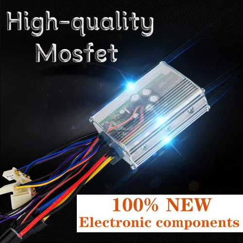 Vista 8 de Controlador de motor cepillado 36V 1000W 30A con interruptor de 3 velocidades Seis MOSFET incorporados y un relé, controlador de velocidad