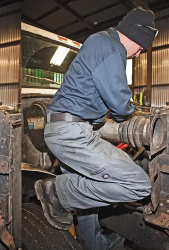 Vista 5 de Dickies - Pantalón de trabajo reforzado en rodillas, de ajuste holgado, para hombre