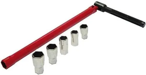 Vista 2 de Juego de llave de tubo de 8-13mm para fontanero, tuerca trasera, herramienta de instalación de grifo para baño