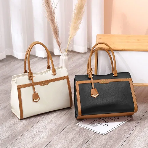 Vista 8 de CLUCI Satchel - Bolso de mano para mujer, bolso de hombro cruzado para mujer