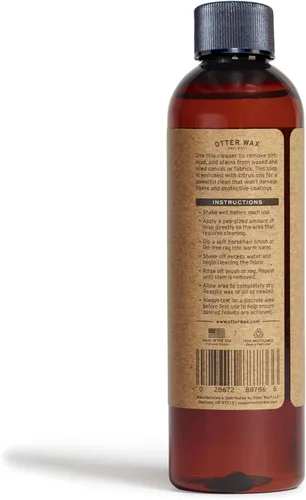 Vista 2 de Nutria Cera lona Cleaner 5oz Lona encerada & tela spot-cleaner fabricado en EE. UU.