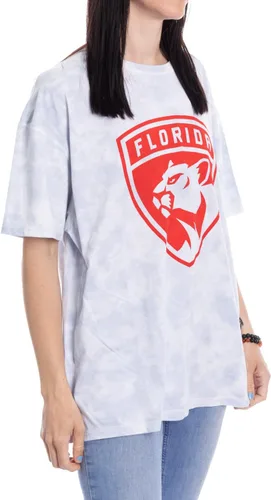 Vista 3 de Calhoun NHL - Camiseta de manga corta con hombros caídos y cuello redondo para mujer