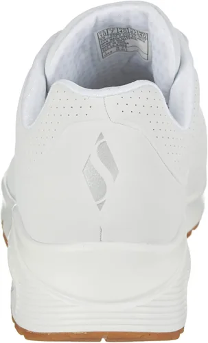 Vista 3 de Skechers Uno-Stand on Air tenis estilo urbano para mujer., Blanco, 8