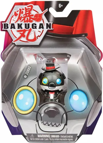 Vista 2 de Bakugan 2021 Darkus Cosplay Magician Cubbo - Figura coleccionable de núcleo de 2 pulgadas y tarjetas coleccionables