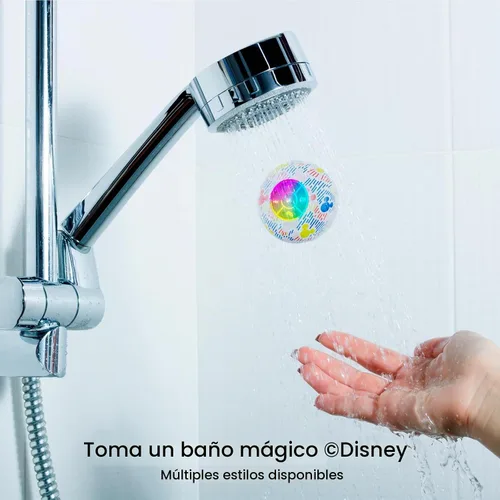 Vista 7 de Disney Mickey Mouse y sus amigos Altavoz LED Bluetooth para ducha - Altavoz a prueba de salpicaduras con controles táctiles + 5 horas