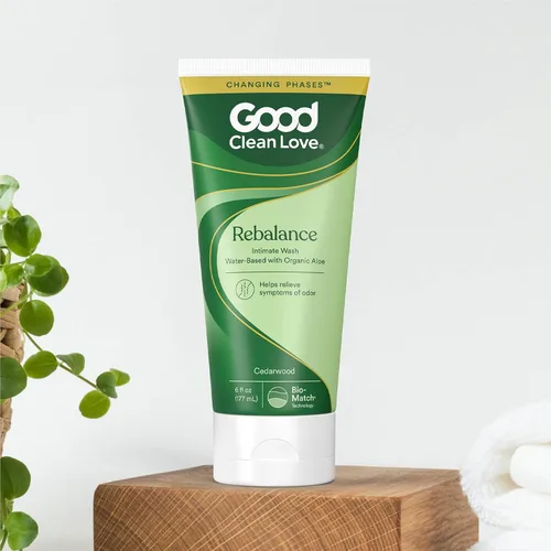 Vista 6 de Good Clean Love Rebalance Lavado Íntimo Femenino, Limpiador a Base de Agua con pH Equilibrado e Hidratante con Aloe Vera Orgánico e Ingredientes