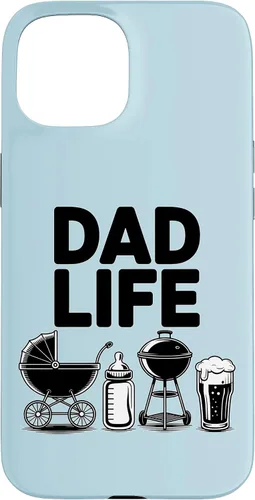 Vista 6 de Dad Life Beer Stroller Bottle Grill Adorable Father Case for iPhone 16