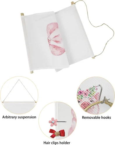 Vista 3 de Comforance Organizador de aretes colgantes de animales, soporte para aretes con capacidad para hasta 330 pares, colgante decorativo para aretes