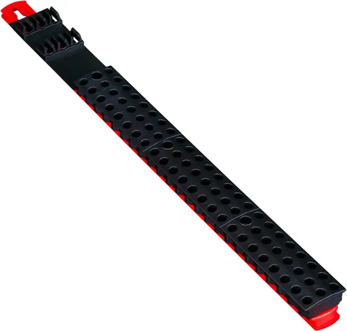 Vista 13 de Ernst Manufacturing Barra de 60 brocas para herramientas con base magnética, almacenamiento y organizador de brocas hexagonales de 1/4 pulgadas