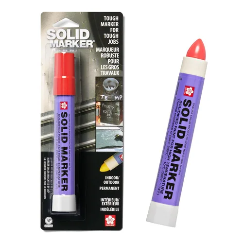 Vista 15 de Marcador de pintura solidificada Solid Marker de Sakura, de 14 a 392 grados Fahrenheit, Negro, 1
