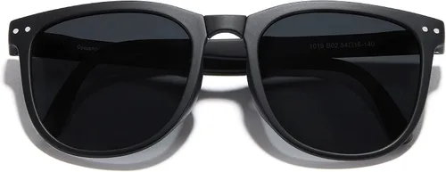 Vista 8 de Cyxus Gafas de sol plegables para mujeres y hombres, lentes polarizadas con protección UV 400, pantalla plegable, portátil, ultraligera, montura TR