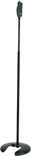Vista 3 de K&M König & Meyer 26045.500.55 - Soporte de micrófono apilable Base estable redonda plana con muescas Embrague de altura ajustable Apila hasta