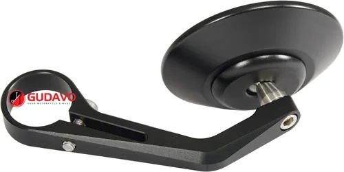 Vista 9 de Manillar redondo para motocicleta Retrovisores laterales compatibles con Triumph APRILIA DUCATI HONDA KAWASAKI MOTO GUZZI SUZUKI TRIUMPH YAMAHA Negro