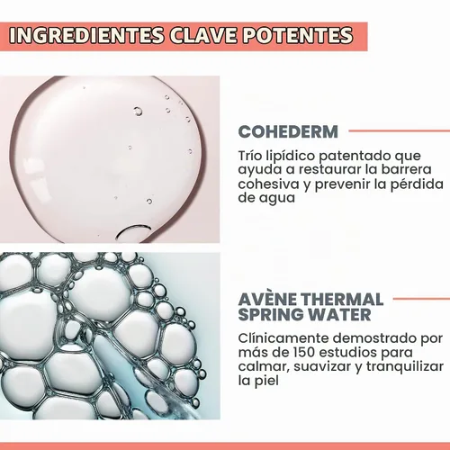 Vista 4 de Crema hidratante ligera Eau Thermale Avène de avena, 1.35 onzas líquidas