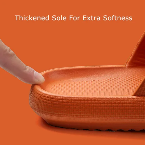 Vista 2 de WALLDOR Zapatillas de masaje de pies, para hombres y mujeres, sandalias de ducha para masaje, zapatillas de baño de fondo grueso, sandalias de EVA