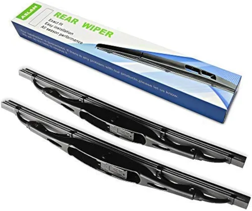 Vista 11 de Limpiaparabrisas trasero, ASLAM limpiaparabrisas trasero tipo E 10A para Toyota Rav4 2013-2017, Jeep Compass 2016-2017 Ajuste exacto (2 unidades)