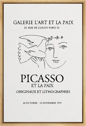 Vista 87 de SIGNWIN Lienzo enmarcado para pared, diseño de Vincent Van Gogh, un par de amantes, naturaleza, ilustraciones de área silvestre, bellas artes