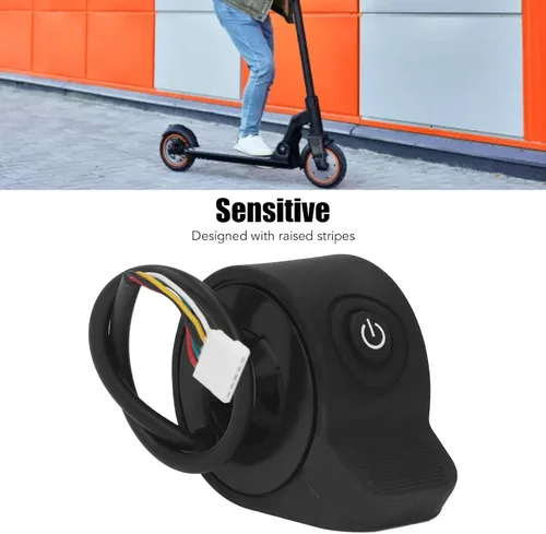 Vista 3 de SYH&AQYE Acelerador de pulgar para scooter eléctrico, acelerador de dedo de control de velocidad de alta sensibilidad, accesorios de acelerador