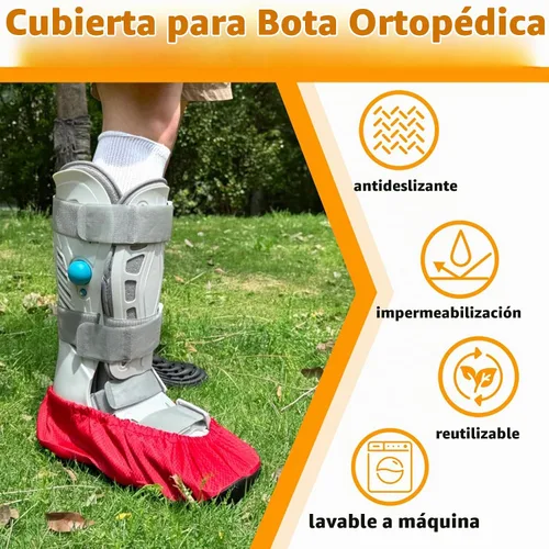 Vista 4 de Air Cam - Fundas para botas de caminar, 2 piezas, fundas médicas para botas de fundición médica para recuperación de tobillo y pie roto