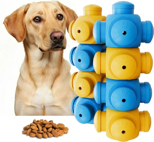 Vista 10 de Juguetes de rompecabezas para perros inteligentes, para perros inteligentes, para los que se aburren con aburrimiento, interactivos, estimulantes