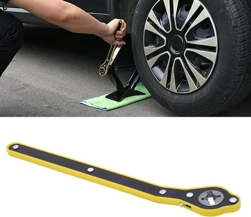 Vista 5 de Llave de trinquete para ahorro de mano de obra, llave de trinquete de mango largo, llave de trinquete de ahorro de mano de obra para reparación