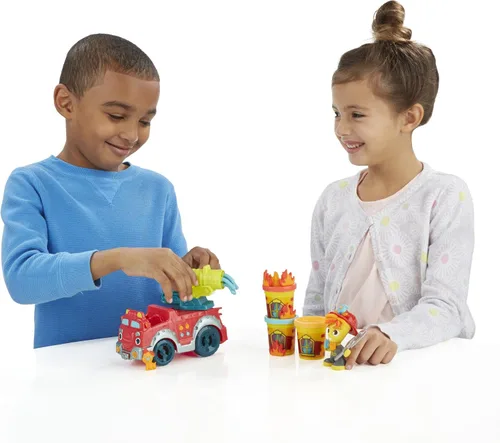 Vista 9 de Play-Doh Town camión de bomberos