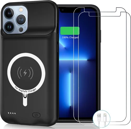 Vista 14 de Funda de batería para iPhone 8/7/6S/6/SE 2020/SE 3, 10000mAh Funda protectora de carga portátil recargable compatible con iPhone 8/7/6S/6/SE 2020/SE