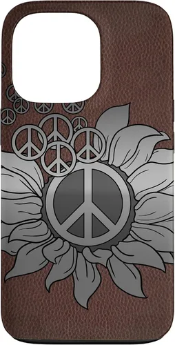 Vista 10 de Sunflower Peace Sign Hippie Hippy Vintage Floral Soul Gift Case for iPhone 17