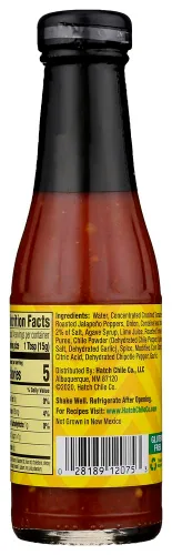 Vista 3 de Hatch Chile Company Salsa de tomate tostado al fuego para tacos de calor medio, 7.5 onzas, cantidad 1