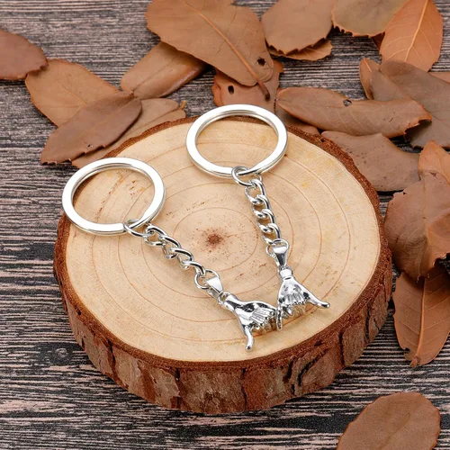 Vista 6 de Pinky Promise - Regalo para parejas, regalo de aniversario de un año, San Valentín, novio, regalos de cumpleaños para novio, novia, mejor amigo