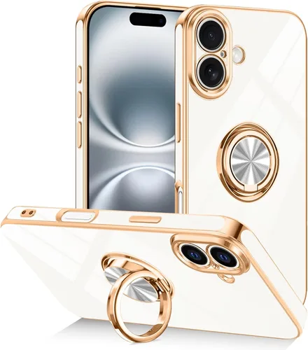 Vista 30 de Funda diseñada para iPhone 17 Pro Max con soporte de anillo, color azul