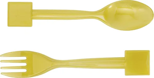 Vista 3 de Paquete de fiesta temática de unicornio dorado – Platos de papel desechables, vasos, servilletas, tenedores, cucharas, bolsas de regalo y sopladores