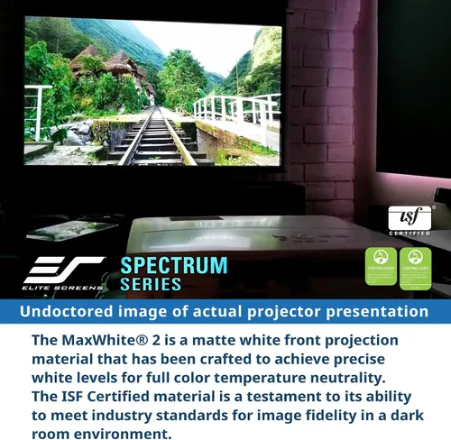 Vista 9 de Elite Screens 84" Spectrum Pantalla de proyector motorizada eléctrica, para cine en casa, juegos, ELECTRIC84H2