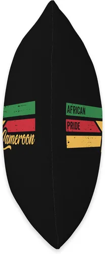 Vista 2 de Cameroon Cameroun lover and supporter african pride Throw Pillow