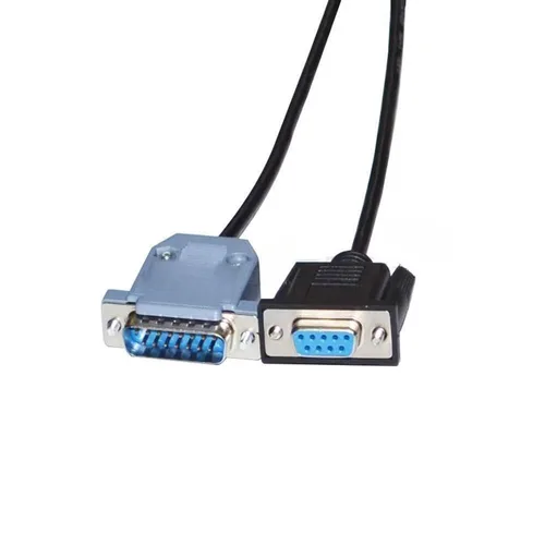 Vista 2 de DB9 hembra a DB15 macho cable serial, cable del puerto COM RS232 del 5.9 ft para los indicadores de pesaje YaoHua a la PC enlace de datos
