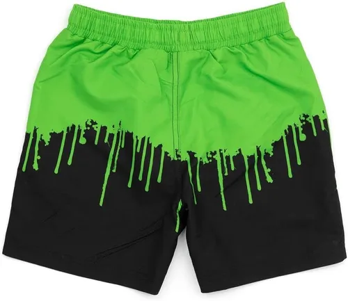 Vista 3 de Teenage Mutant Ninja Turtles Pantalones cortos de natación para niños y niños, pantalones de natación en monopatín Traje de baño con cordón