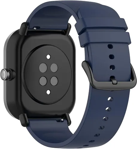 Vista 7 de ECSEM - Correas de repuesto compatibles con CanMixs Smart Watch, correa de silicona transpirable de 0.787 pulgadas, correas ajustables de liberación