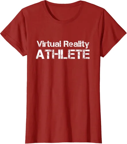 Vista 47 de Virtual Reality ATHLETE for VR Gamers Camiseta, Negro, S
