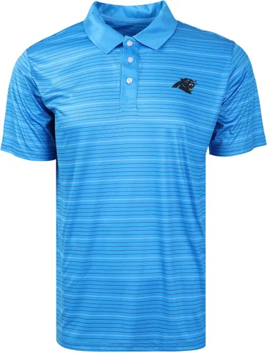 Vista 30 de FOCO Mens NFL Team Logo Striped Polyester Polo Short Sleeve Shirt