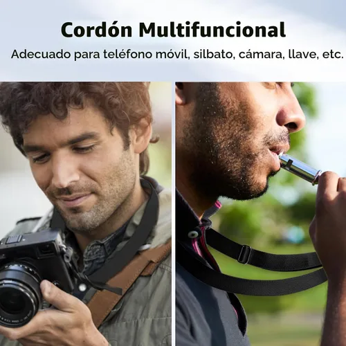Vista 7 de CACOE Cordón para Teléfono 2 Piezas Correa Ajustable para el Cuello, 4 Piezas Parches, Cordones para Teléfono de Poliéster Multifuncionales