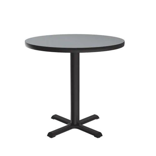 Vista 13 de Correll - Mesa cuadrada de pub de 24 pulgadas, mesa de cóctel de comedor de 29 pulgadas de alto, parte superior laminada de alta presión de granito
