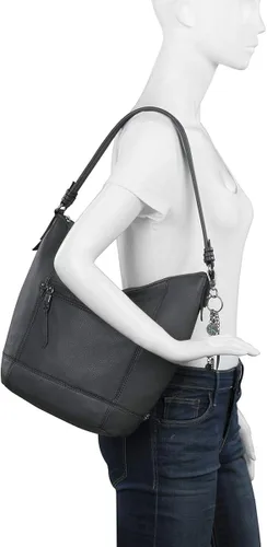 Vista 7 de The Sak Sequoia Hobo Bag en cuero, silueta suave y holgada, diseño atemporal y elevado