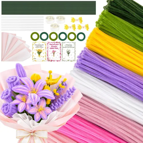 Vista 12 de Kit de 1800 piezas de limpiadores de tuberías, limpiapipas para Rosa